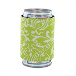 Lime Green Damask