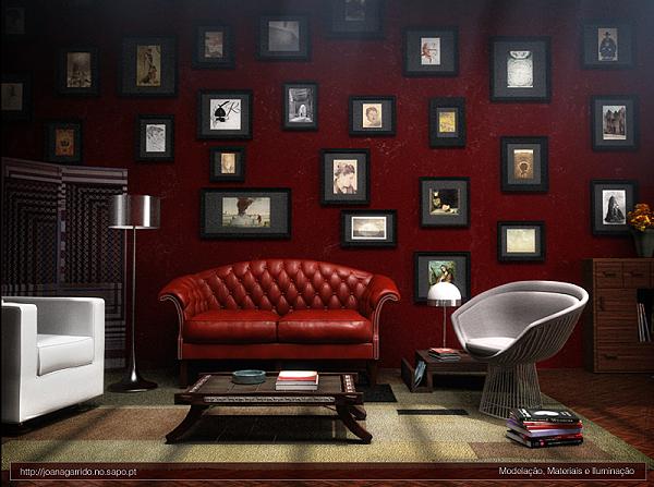 Dark Red Living Room Wall Color