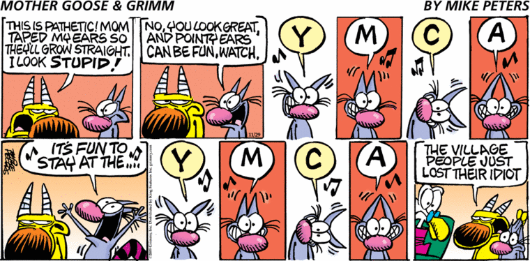 Comic strip mother goose and grimm Teen home reality