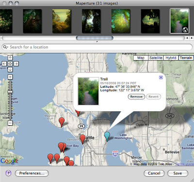 Maperture OSX : Geotagging sur Aperture (gratuit) Maperture OSX 2 Maperture OSX : Geotagging sur Aperture (gratuit)