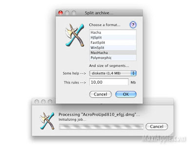 MacHacha OSX : Scindez Vos Gros Fichiers (gratuit) SMacHacha OSX 1 MacHacha OSX : Scindez Vos Gros Fichiers (gratuit)