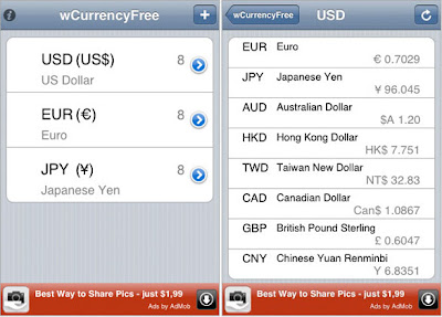wCurrency iPhone : Convertisseur de Devises (gratuit) wCurrency iPhone wCurrency iPhone : Convertisseur de Devises (gratuit)