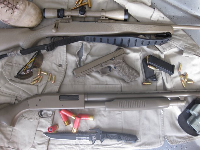Matched Rifle,Shotgun,Handgun