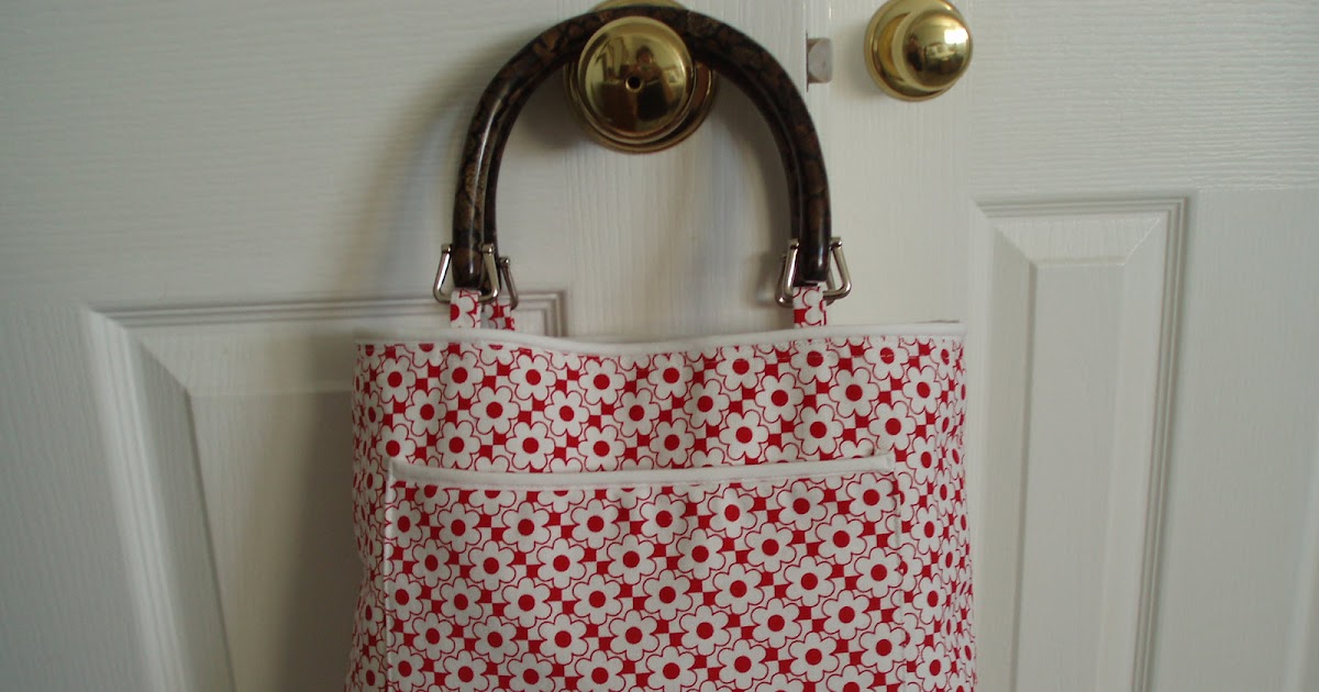 Fabric Paper Thread Bag Pattern A Summery Bag