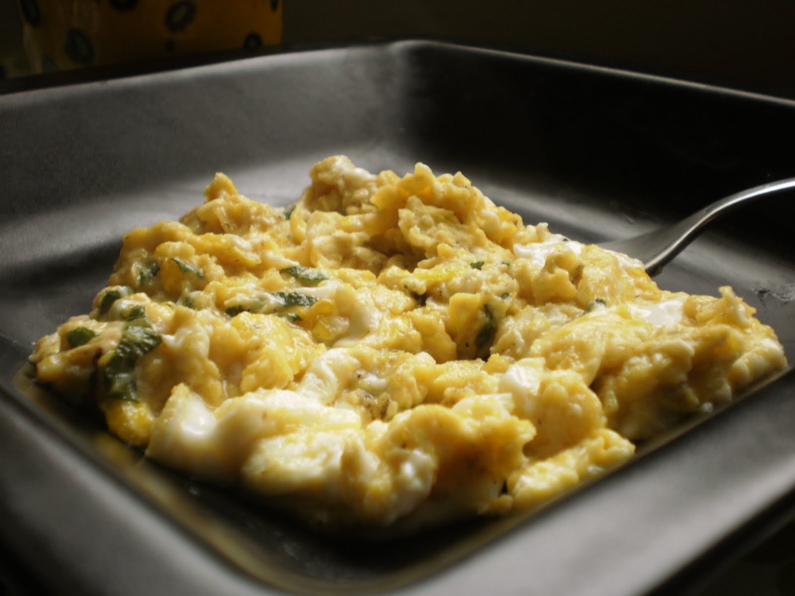 The Painted Peach I Voted Brown Butter Scrambled Eggs with Sage