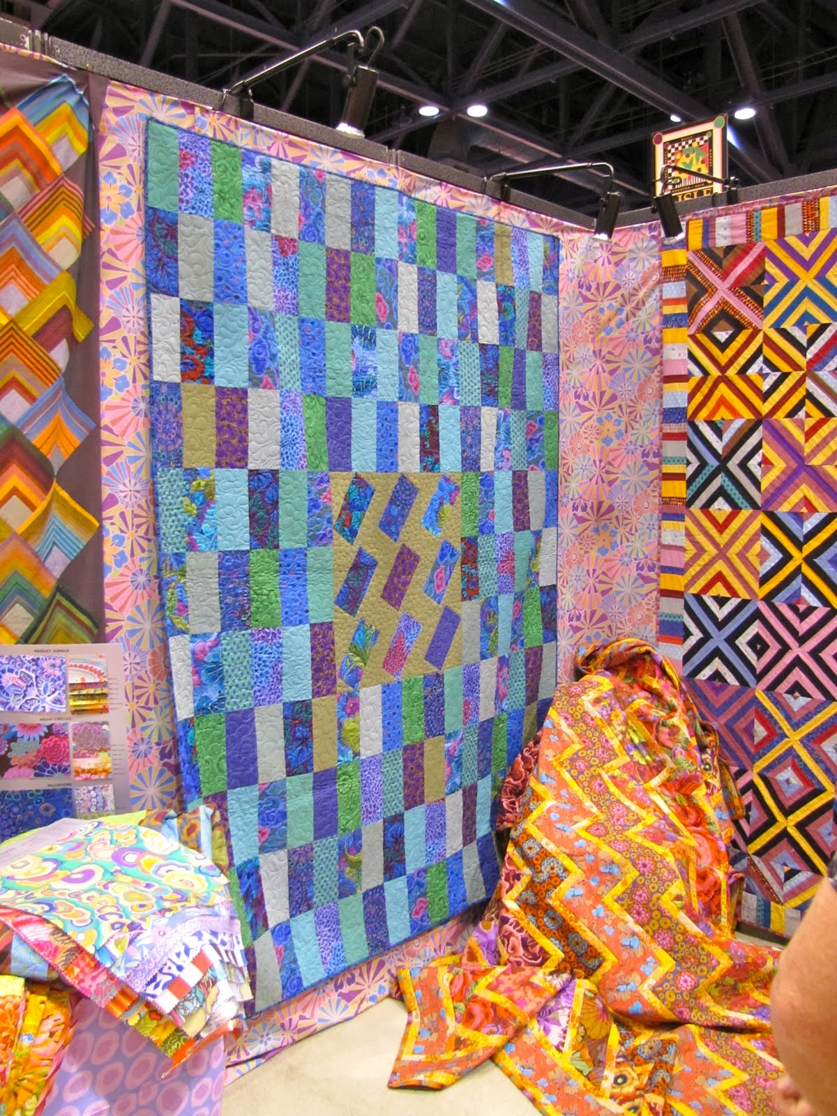 Canton Village Quilt Works Quilt Market Post 1... A Kaffe Lover's