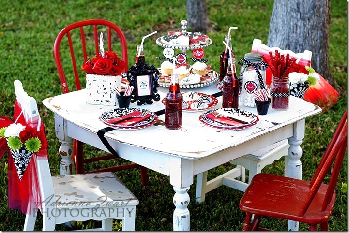 Damask Valentine Birthday Party