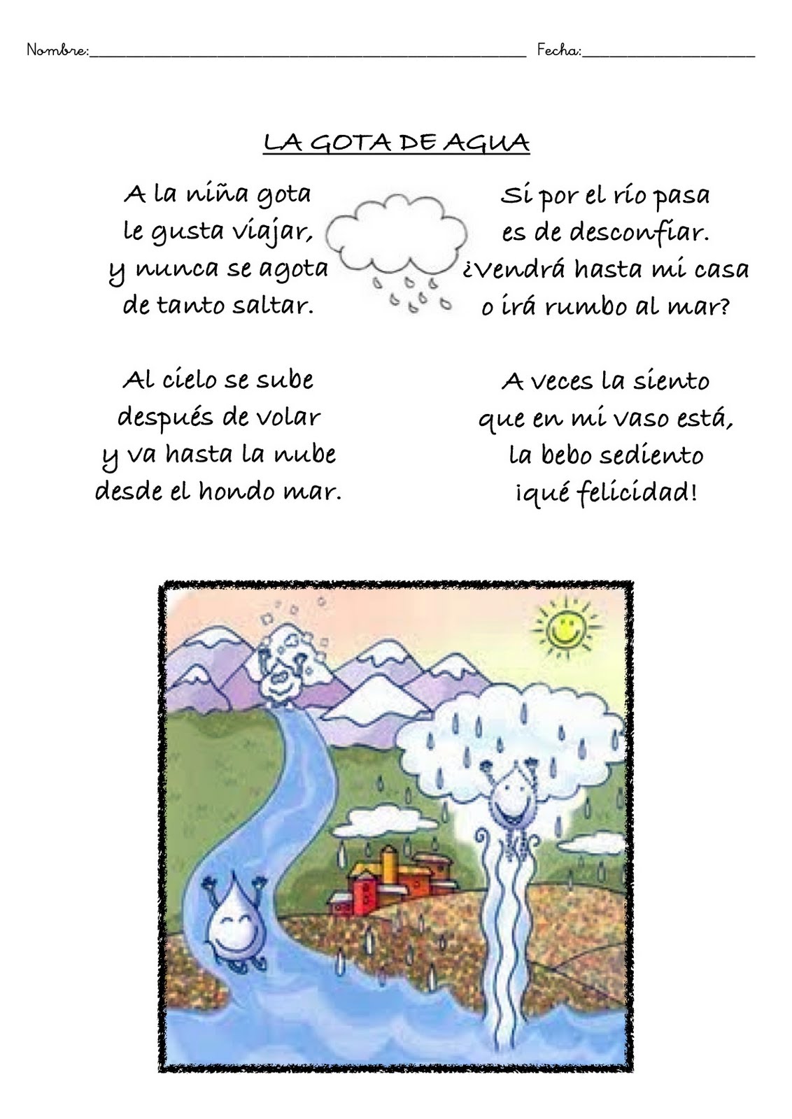 Poemas De Agua Poemas De Agua