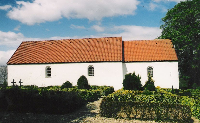 Church and Manor in Denmark Lovns church / Lovns kirke, Gislum herred