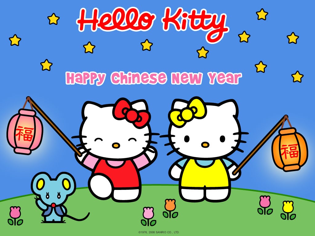 Mimmy and Hello Kitty: Wallpaper Mimmy and Hello Kitty China