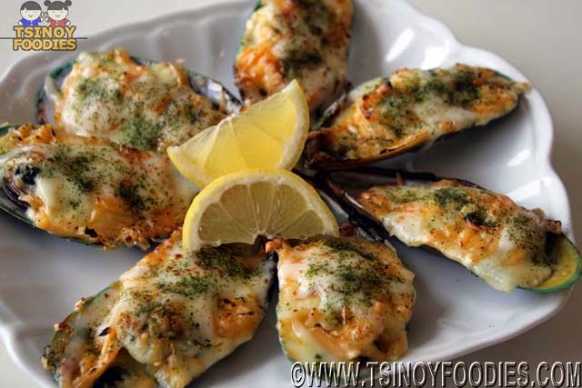 baked mussels