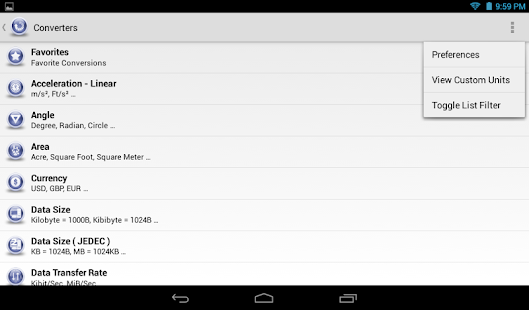 Unit Converter Plus Apk v1.4