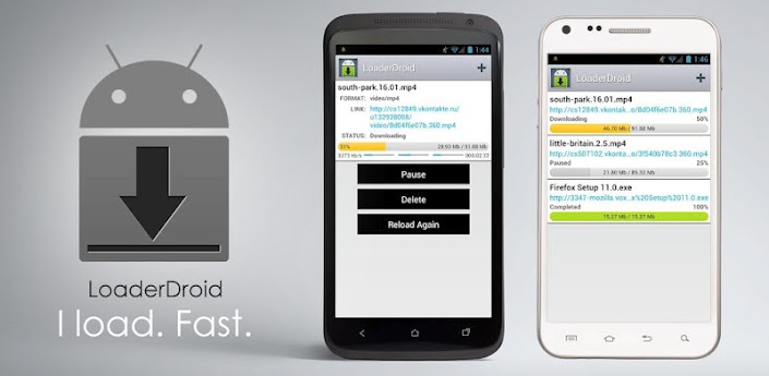 Loader Droid download manager apk