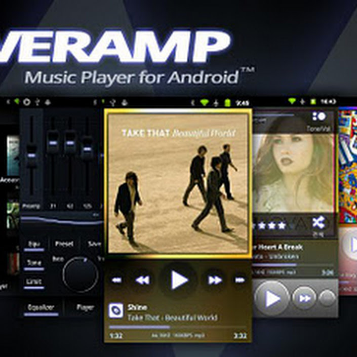 Poweramp Music Player apk, Unlocker, Patcher apk: Android best Music player free downloads!