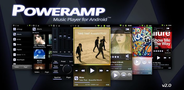 PowerAMP Music Player v2.0.5 (Android/Full)