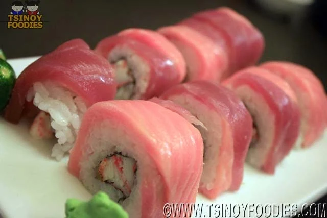 red and orange roll