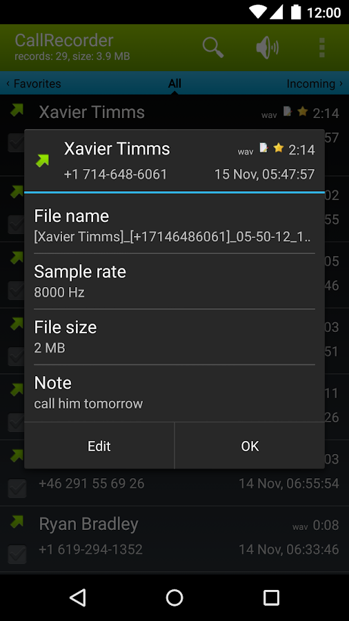 Call Recorder v1.6.6 APK apkmania
