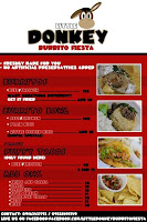 Little Donkey Burrito Fiesta Menu and Prices