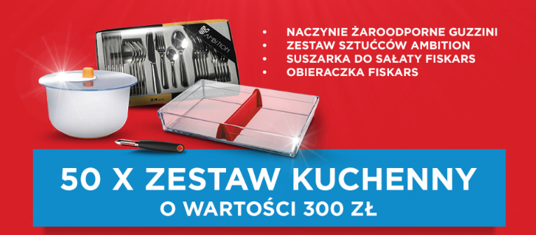 Wygraj zestaw kuchenny o wartości 300 zł Konkurs