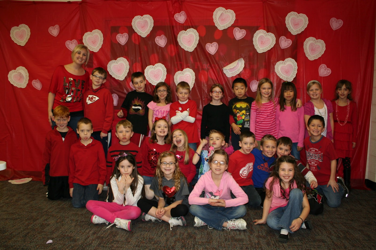 Between the Screams: 2nd Grade Valentine Party