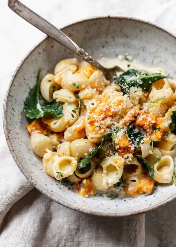 This Simple Veggie Pasta with Parmesan Sauce Wins Dinner - Just A Pinch ...