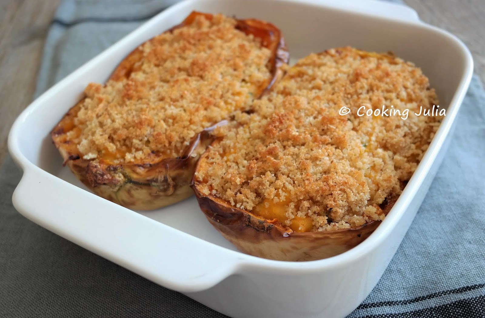 COOKING JULIA GRATIN DE BUTTERNUT AU PARMESAN