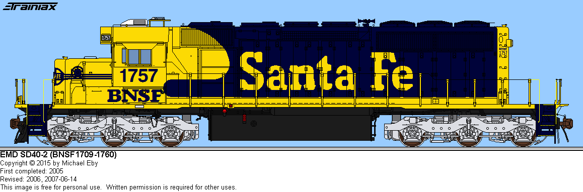 Download Alateus's Drawings: BNSF EMD Locomotives.