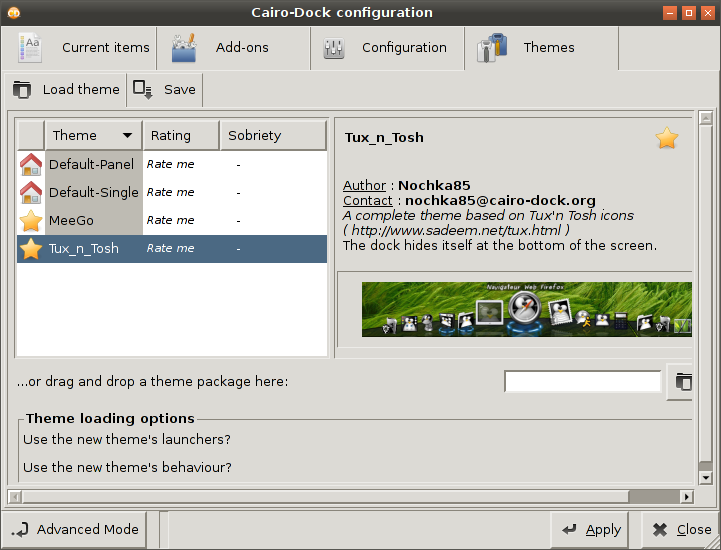 Dock Application for Archlinux (Cairo Dock & Avant Window Navigator)