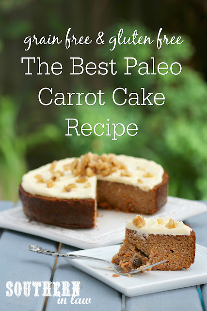 The Best Healthy Paleo Carrot Cake Recipe – clean eating recipe, healthy, low carb, dairy free, soy free, sugar free, gluten free, grain free, paleo