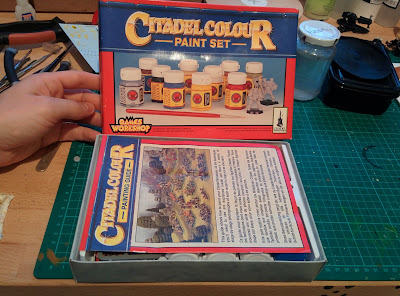 Citadel Colour Paint Set 1994 - Box Open