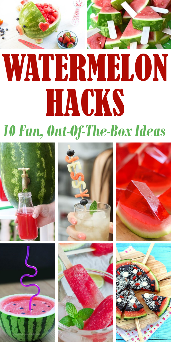 10 Watermelon Hacks DIY Home Sweet Home