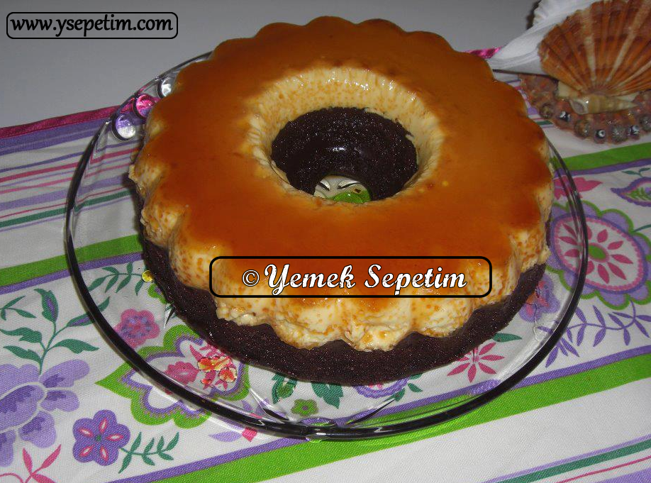 Karamelli Kek Tarifi Yemek Sepetim