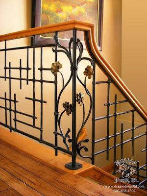 modern stair railing ideas iron safety grill design for staircase
