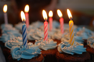 candle, tart, cake, birthday