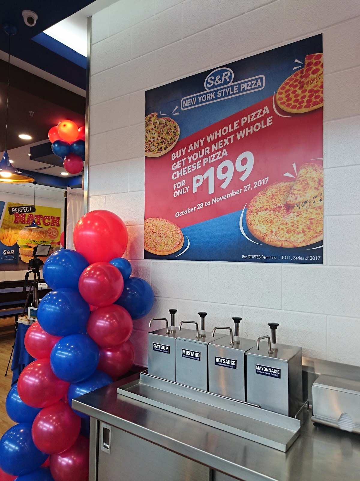 S R New York Style Pizza Opens At Sm City Davao