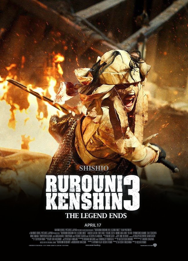 Live-Action 'Rurouni Kenshin 3' Movie Character Posters Released