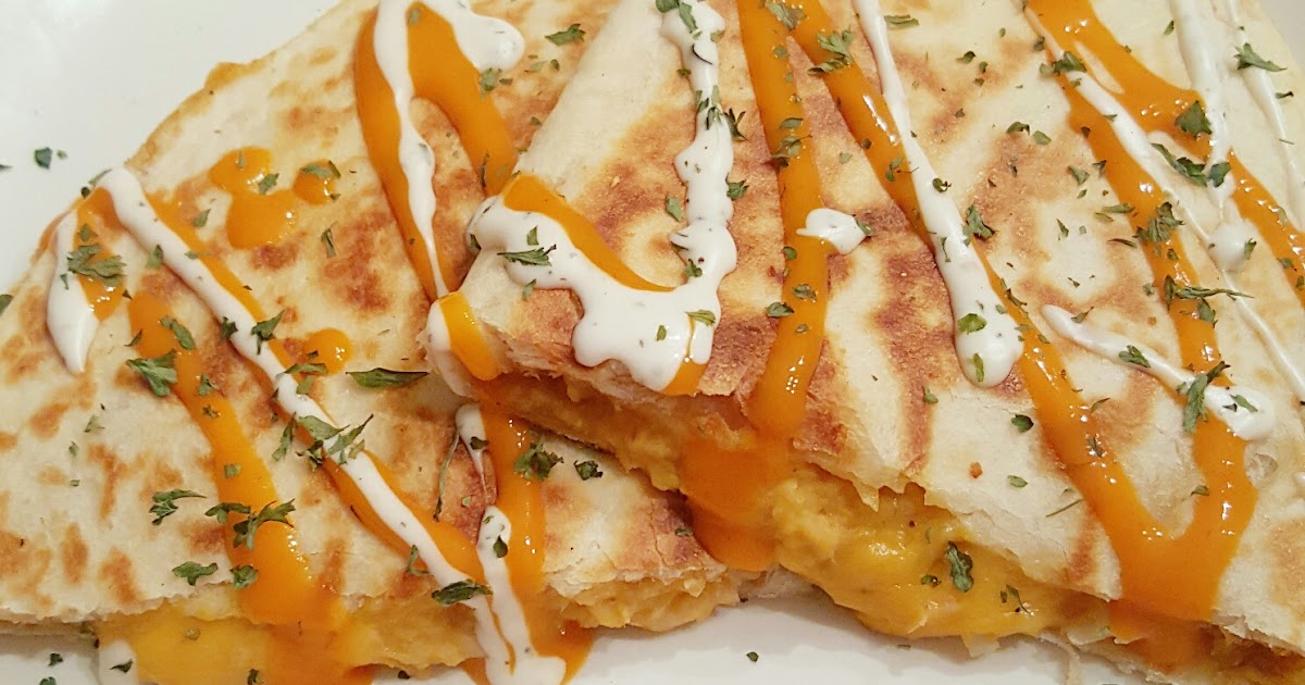 Christi's Vegan Life Buffalo Chic Pea Quesadilla