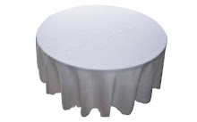 90 Inch White Table Linen