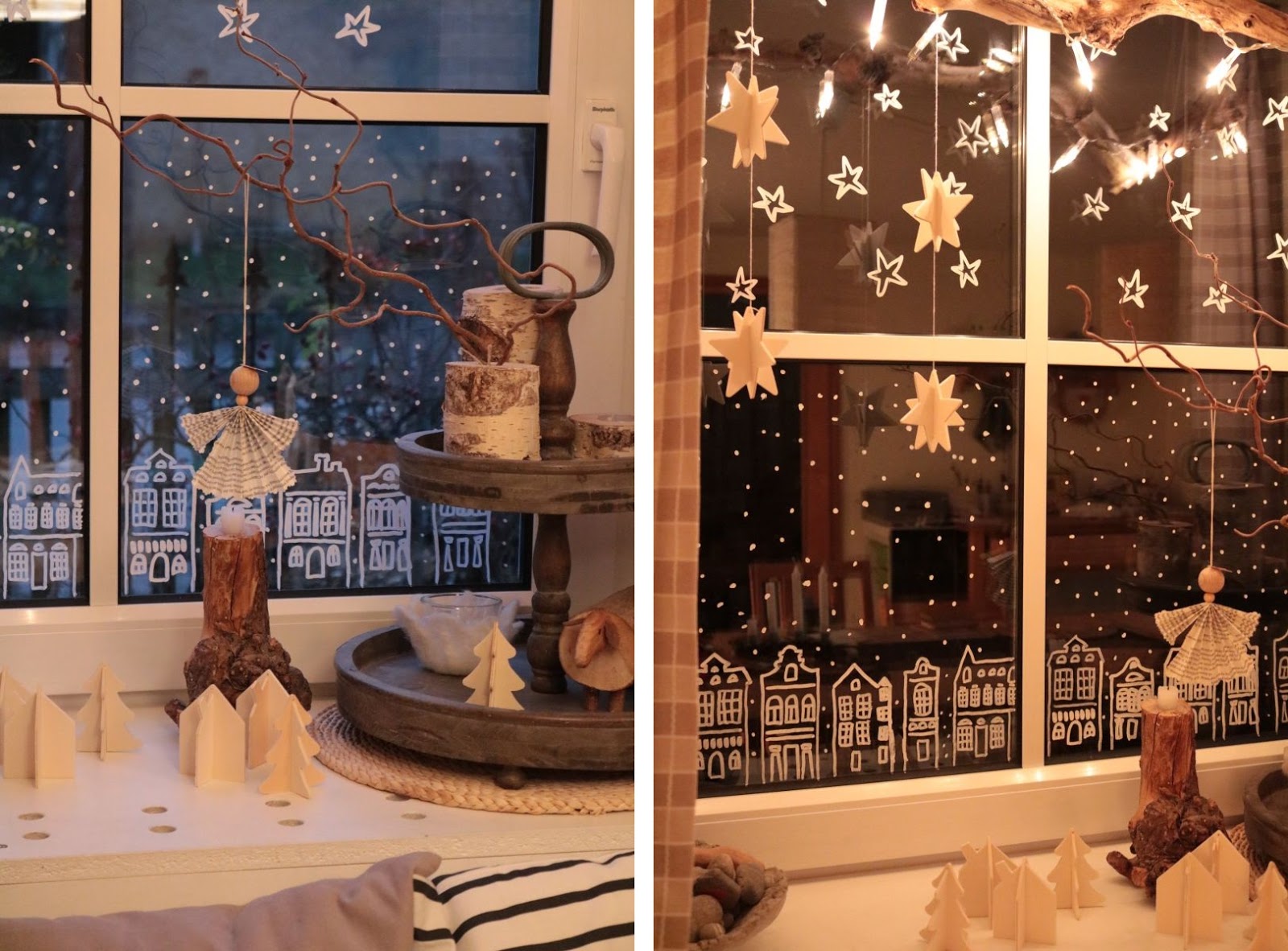 Meine grüne Wiese: Winterliches Fensterbild