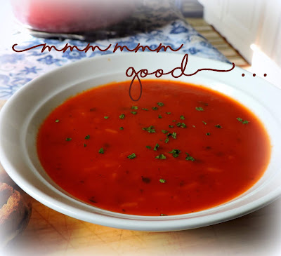 Roasted Tomato & Rice Soup