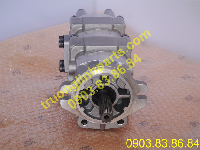 BƠM THỦY LỰC BÁNH RĂNG – BƠM CHÍNH 705-41-08090 MÁY XÚC KOMATSU PC50UU-2 PC40-7 - BƠM BA TẦNG