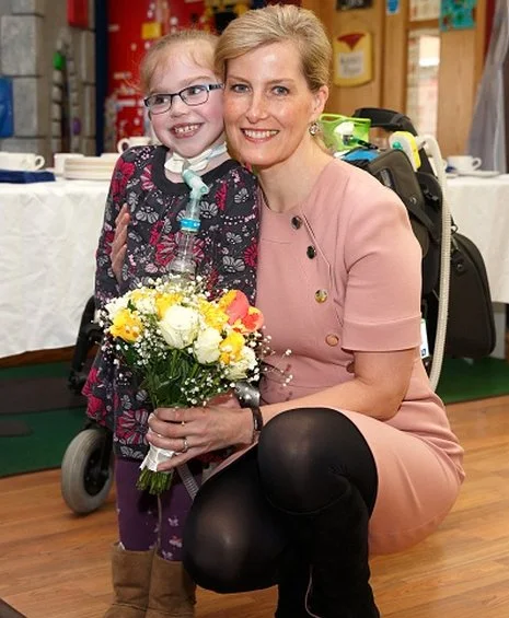 Sophie, Countess of Wessex visits Christopher's Children's Hospice to mark the 15th birthday of the charity Shooting Star Chase 