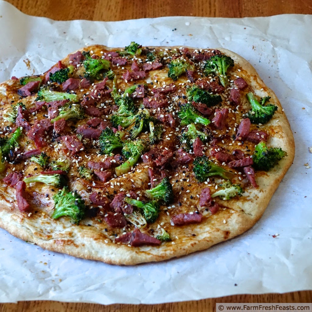 Beef and Broccoli Pizza | Farm Fresh Feasts