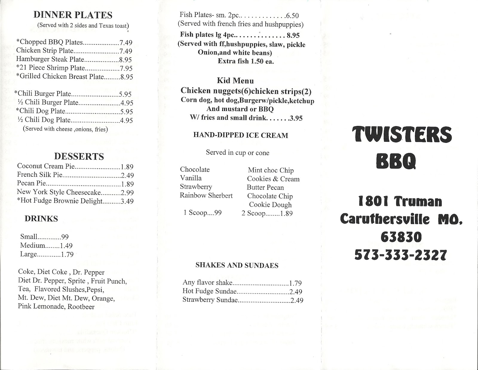 Visit Caruthersville Missouri PLACES TO EAT