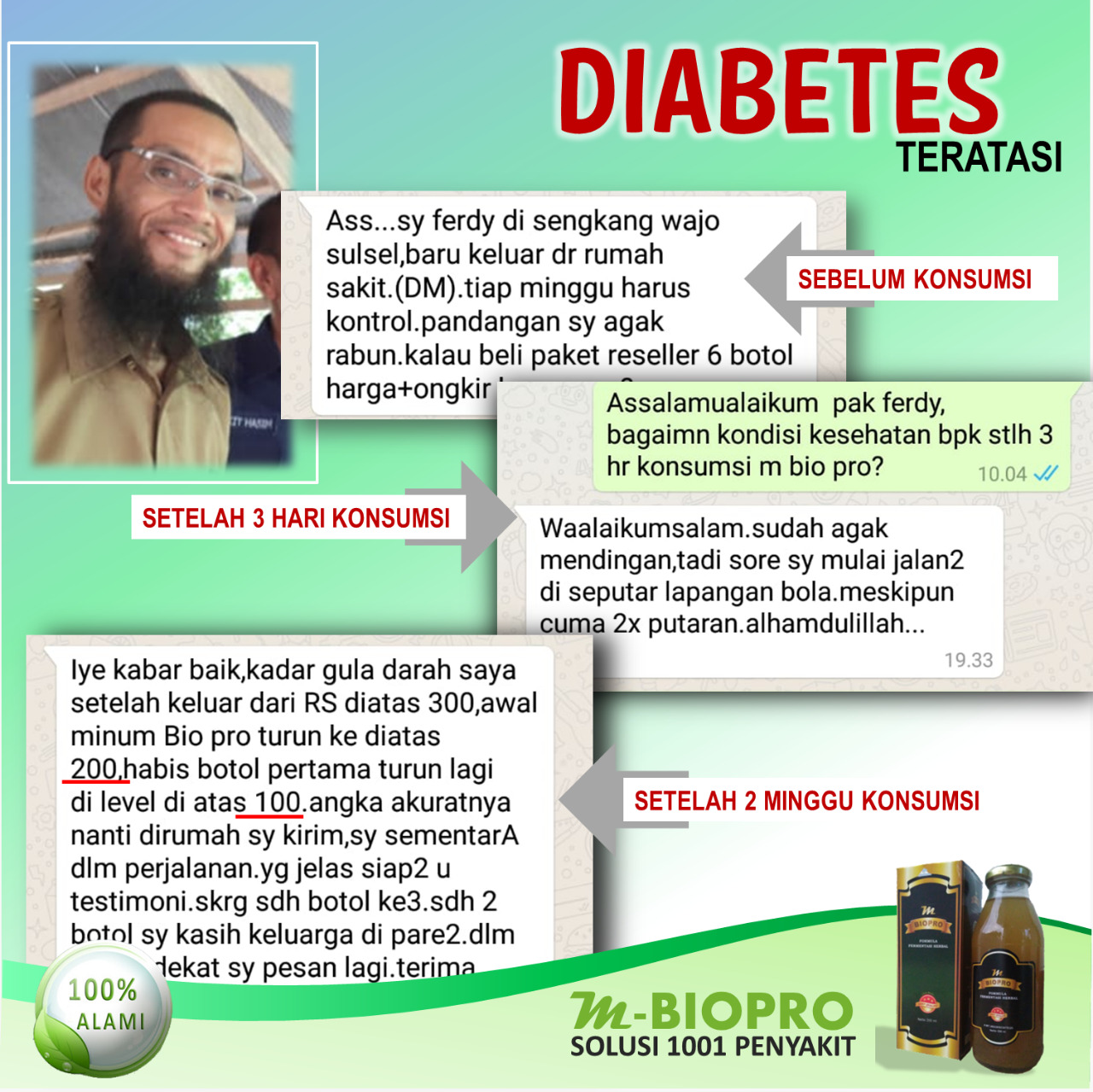 Testimoni MBIPRO HERBAL