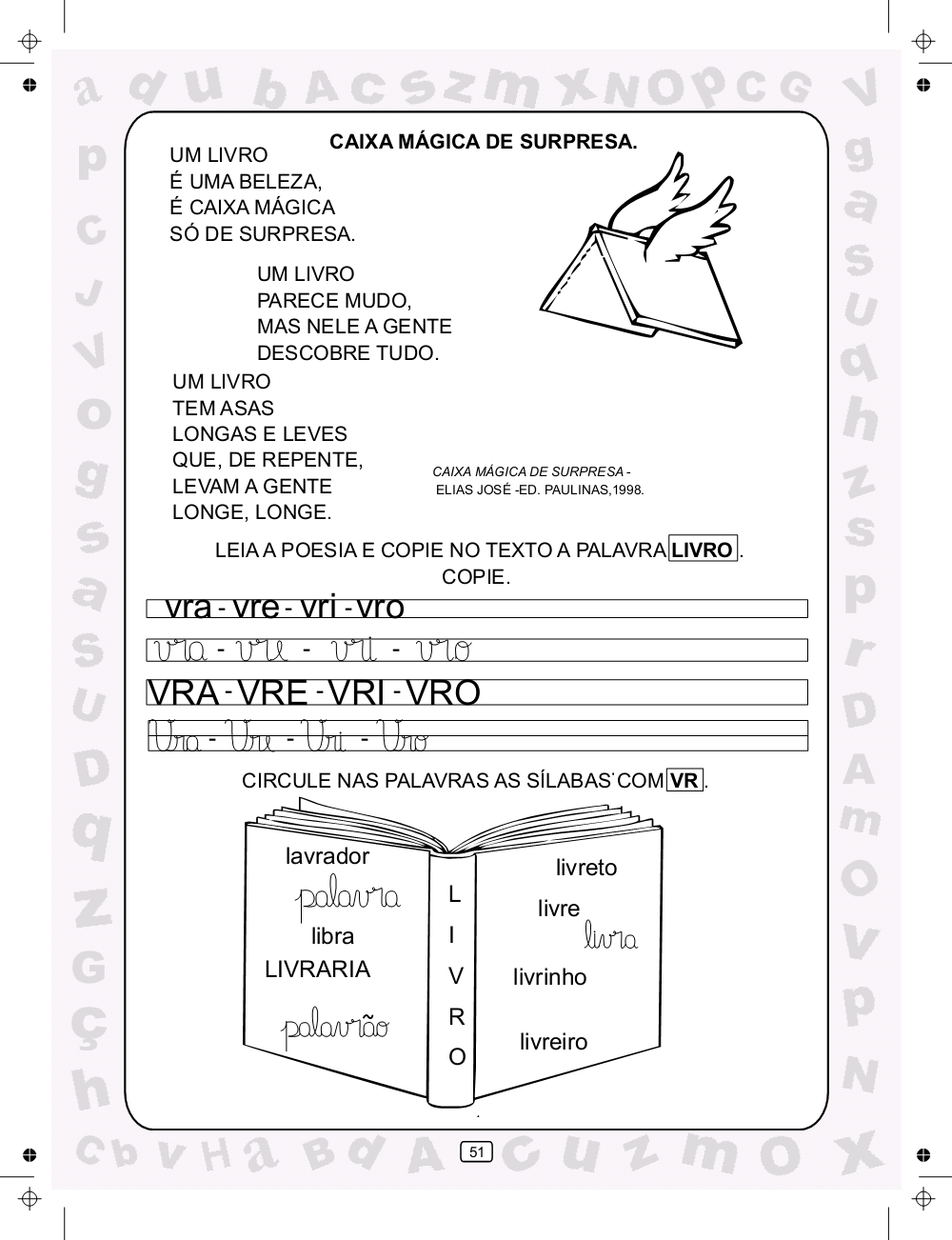 Ciranda das Sílabas Volume 6 Parte 2 Ciranda das Sílabas Volume 6 Parte 2