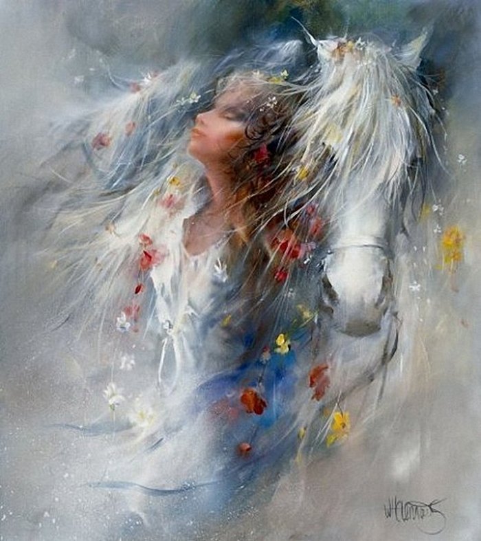 Pensamentos Encantadoras Pinturas de Willem Haenraets