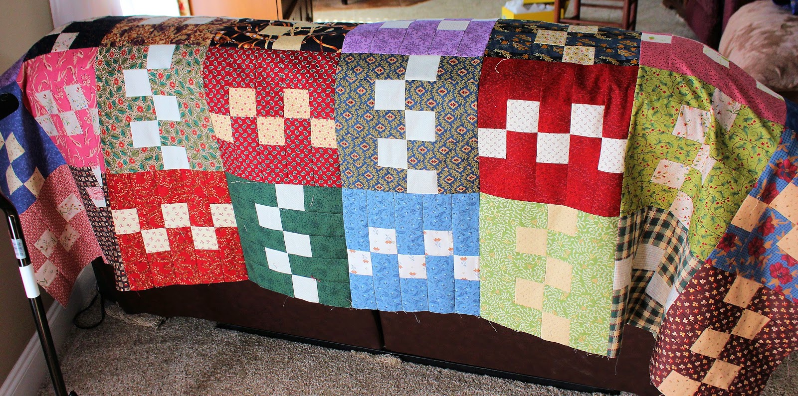 14 PeonyStreet Quilts Buttercream Twist designed by Kim Diehl.....Made