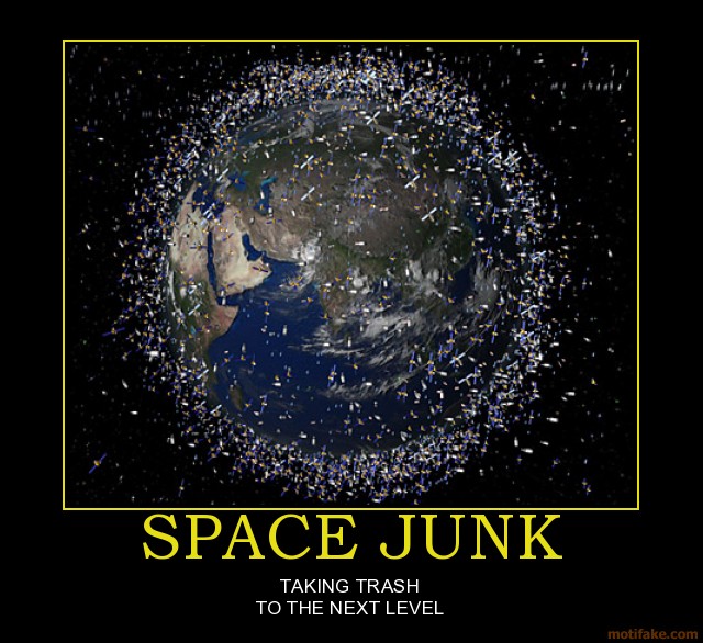 These pretzels are making me thirsty Space Junk, Sin, and other Things