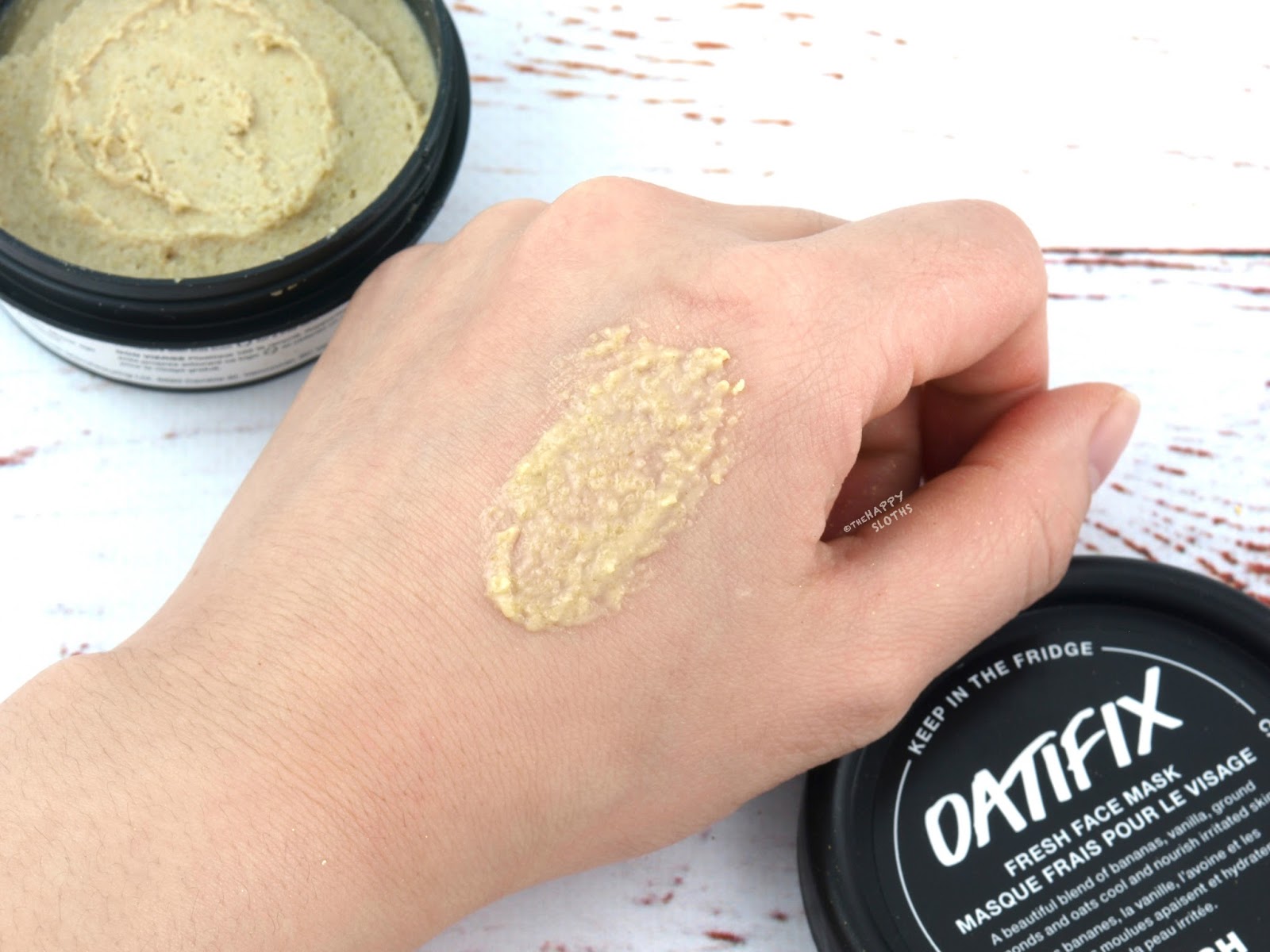 Lush Oatfix Fresh Face Mask Review The Happy Sloths Beauty